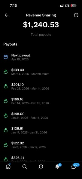 X earnings screenshot 3