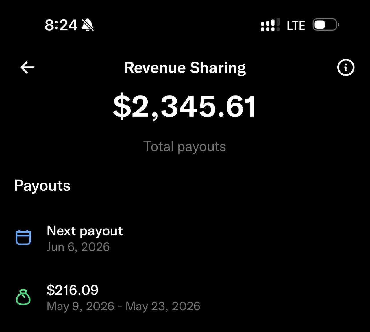 X earnings screenshot 1